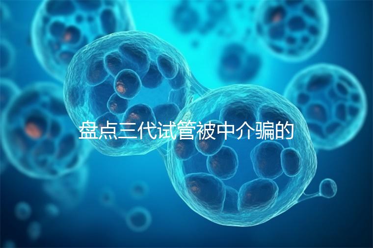 盤點(diǎn)三代試管被中介騙的經(jīng)歷,如何應(yīng)對過去的人有發(fā)言權(quán)