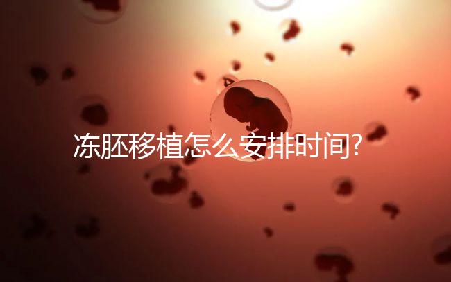 凍胚移植怎么安排時間?試管醫(yī)生:依照身體情況擇優(yōu)考慮