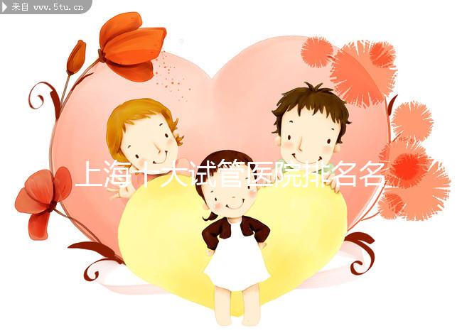 上海十大試管醫(yī)院排名名單出爐,九院和集愛哪個(gè)好一目了然