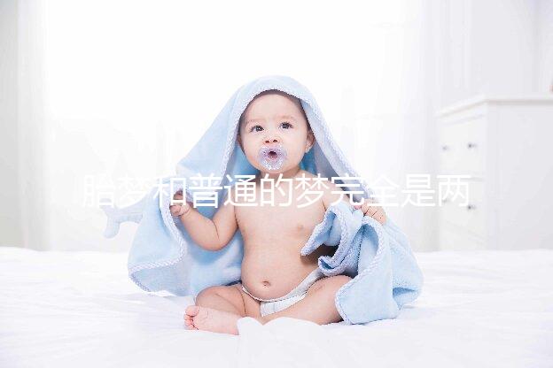 胎夢和普通的夢完全是兩種概念，區(qū)分方法有這3點(diǎn)