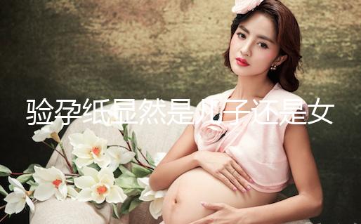 驗(yàn)孕紙顯然是兒子還是女兒看到了兩條線，準(zhǔn)備懷孕的收藏